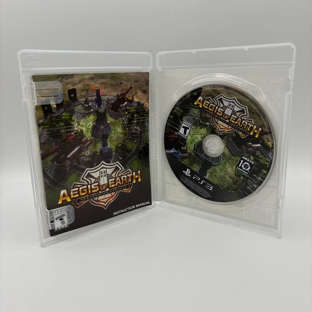 Aegis of Earth Protonovus‎ Assault PS3 PlayStation 3 Game Disc Manual Case CIB